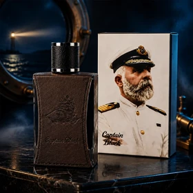 عطر ادکلن Captain Black مردانه طراحی چرمی خاص و شیک