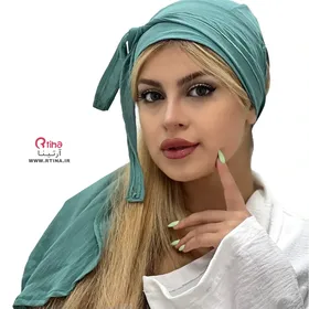 دورگ سر جدید رنگ سبز دریایی مدل عربی