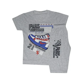 ست تیشرت و شلوارک پسرانه کد 1286
