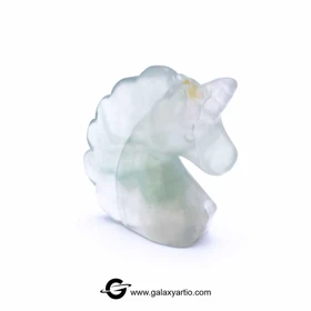 مجسمه تراش دست یونیکورن فلوریت