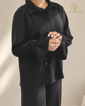 شومیز زنانه کرپ لاوین