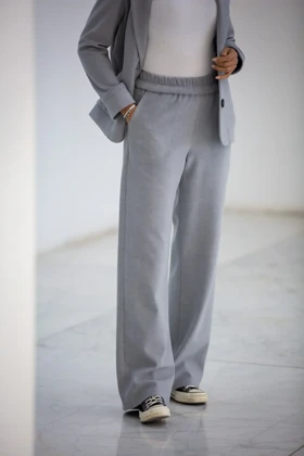 شلوار زنانه نیم بگ لامر