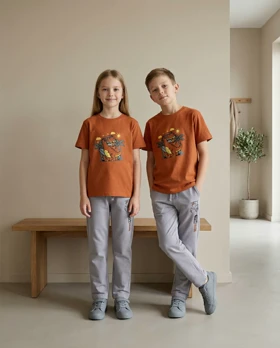 ست تیشرت آستین کوتاه وشلوار _کد:1075