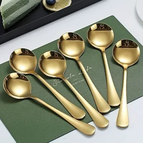 ملاقه خورشت خوری استیل در دو رنگ / MJ133_802