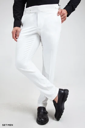 شلوار پارچه ای مردانه کمر پهن ایتالیایی