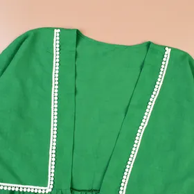 مانتو جلوباز نوار عدسی
