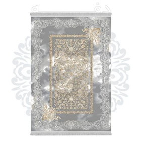فرشینه از جنس پارچه هازان مخمل ترک طرح سنتی و مدرن برند دفه کد DHU30