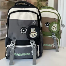 کوله پشتی مدرسه برزنتی طرح لبوبو