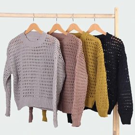 پیراهن بافت دو تیکه توری کد 0517