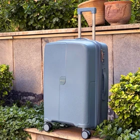 چمدان نشکن اسپید مدل SPEED-SPD954 SERIES سری 4 عددی (به همراه چمدان آرایشی هدیه) (نسکافه ای)