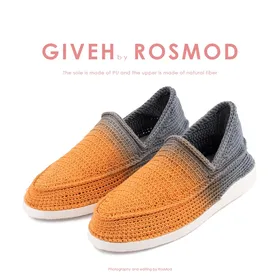 گیوه دودی/نارنجی هایلایت - Giveh Highlight Grey/Tiger's eye