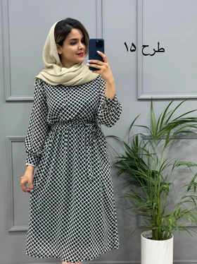 پیراهن حریر میدی 323