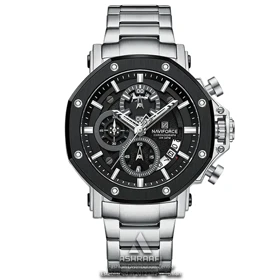 ساعت نیوی فورس صفحه مشکی Naviforce NF8065SK