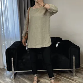 تونیک اسپرت زنانه جلو بسته چکوار
