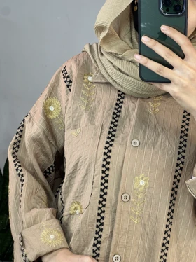 مانتو گلدوزی آزاده