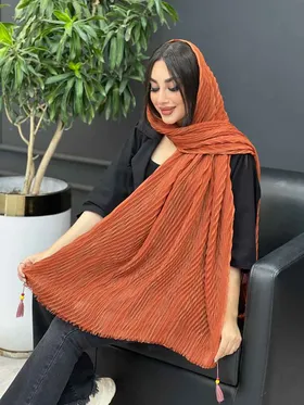 شال پلیسه وسط تور
