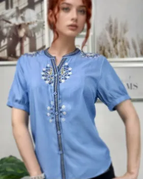 شومیز گلدوزی