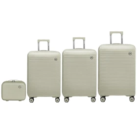 ست چمدان مونزا مدل MONZA - MNZ7070SERIES سری 4 عددی (کیف آرایشی هدیه) (کرم)