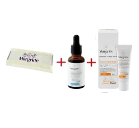 باندل فلوئید ضد آفتاب پوست نرمال تا خشک مارگریت سرم هیالورونیک مارگریت حوله