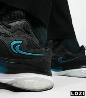 کفش کتانی مردانه مشکی آبی Nike air max pluse
