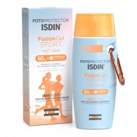 ژل ضد آفتاب ورزشی ایزدین Isdin مدل Sport SPF 50 حجم 50 میلی‌لیتر مناسب پوست چرب و حساس