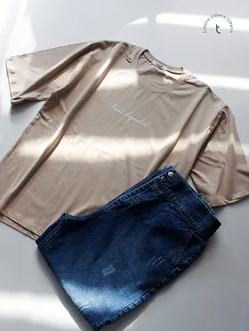 تیشرت لانگ پاریس