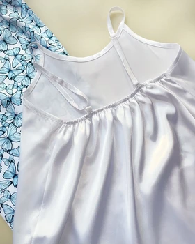 تاپ و شلوارک ساتن