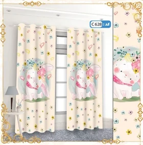 پرده پانچی اتاق کودک و نوجوان کد c-628