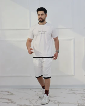 ست تیشرت و شلوارک مردانه هایکا 0846