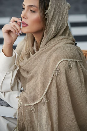 شال نخی دانتل فانتزی 20583