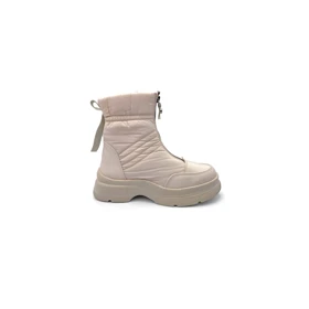 کفش نیم بوت زنانه کاپشنی جلو زیپ مدل 0116_Boots