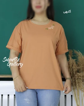 تیشرت گلدوزی زنبق