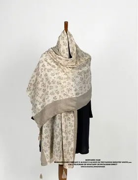 شال وارداتی گل‌دار کد 3E