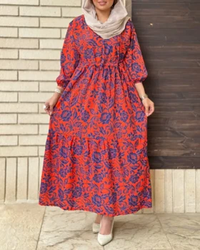 ساحلی فلور گل 7355 (نارنجی گل سرمه ای)