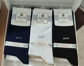 تولیدی جوراب ساق بلند مردانه 12 جفتی برند نایکی