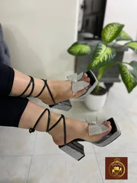 صندل رومی نگینی مجلسی طلقی زنانه