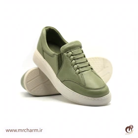 کتانی دخترانه چرم طبیعی mrc5001