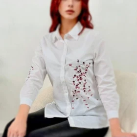 تونیک مانتویی گلدوزی