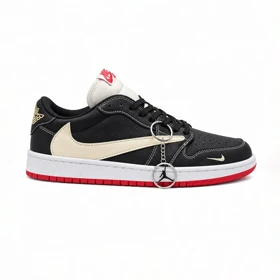 کفش و کتانی مردانه مدل نایک ترویس NIKE TRAVIS رنگ مشکی کرم کد 30356