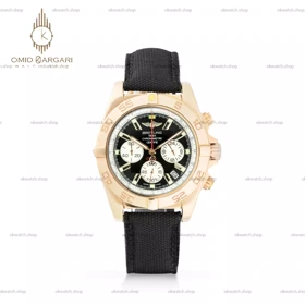 ساعت مچی برایتلینگ بند برزنتی مشکی Breitling