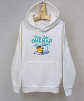 هودی مردانه و زنانه گارفیلد طرح Take Life One Nap At A Time