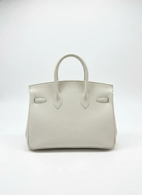 کیف بزرگ HERMES چرم وارداتی کرم هرمس مجلسی / پپرونی...