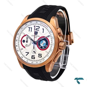 ساعت تگ هویر کررا BMW مردانه رزگلد بند رابر Tag-6034-G