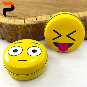 قوطی فلزی استیکر گرد