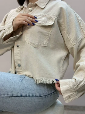 کت جین رنگی آمسو