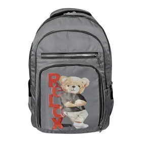 کوله پشتی طرح خرس Relax مدل S60551 (طوسی)