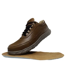 اسپرت بندی مردانه چرم طبیعی گاوی مدل CAT