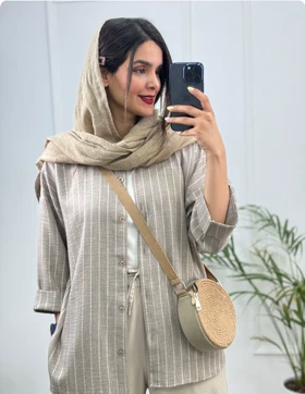شومیز مانتویی دیپلمات