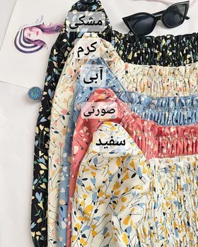 شومیز کراپی گل‌دار وارداتی زنانه