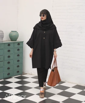 مانتو جلوبسته boho